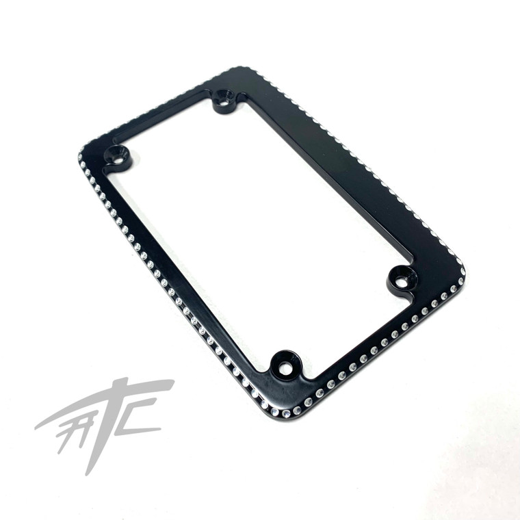 ダイヤモンド ZX-14 BLACK CONTRAST DIAMOND CUT LICENSE PLATE FRAME ALL