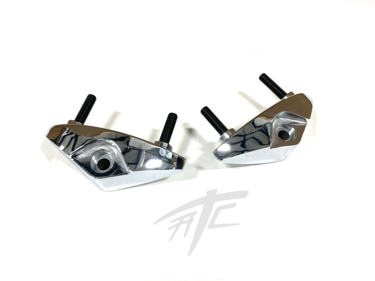 HAYABUSA CHROME MIRROR BASES 2022-2024 SUZUKI HAYABUSA