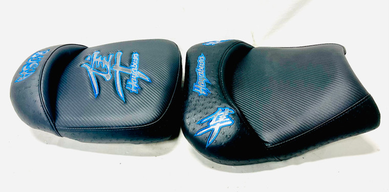 !EXCHANGE! BLUE LIGHT UP CUSTOM SEATS 99-07 SUZUKI HAYABUSA-READ DESCRIPTION!