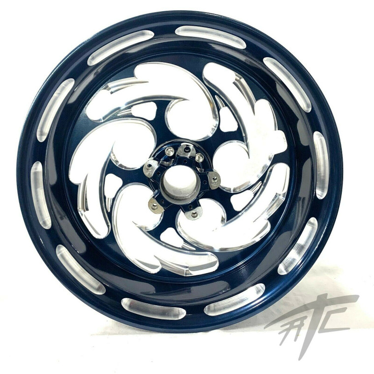 との NINJA 300 FAT TIRE MISTY MIDNIGHT SHREDDER WHEELS 12-22 KAWASAKI