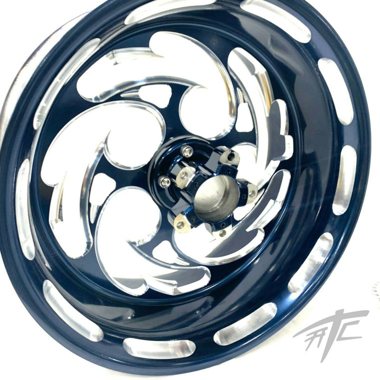 NINJA 300 FAT TIRE MISTY MIDNIGHT SHREDDER WHEELS 12-22 KAWASAKI