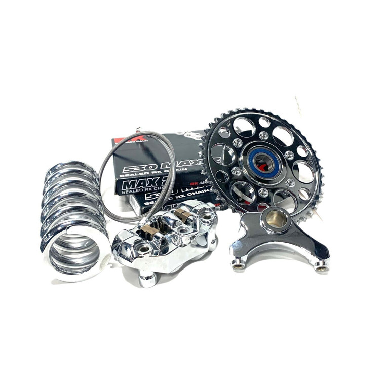 seri専用 360 FAT TIRE KIT ILLUSION ROYAL SHREDDER CHROME 12-22