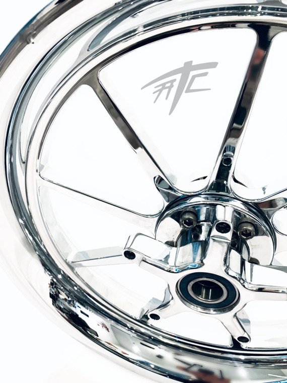 240 FAT TIRE KIT CHROME OMNI WHEELS BLACK STEALTH ARM 06-11