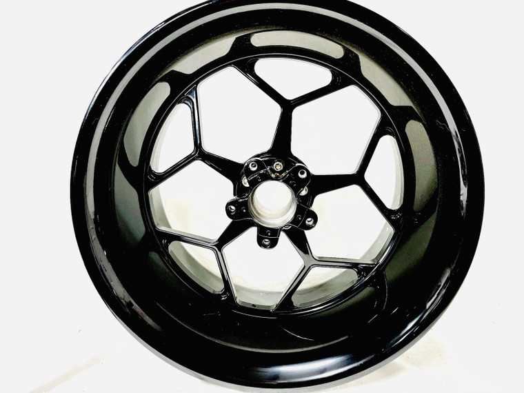 KAWASAKI 300 FAT TIRE BLACK REPLICA WHEEL PACKAGE 2012-2020 KAWASAKI NINJA ZX14R