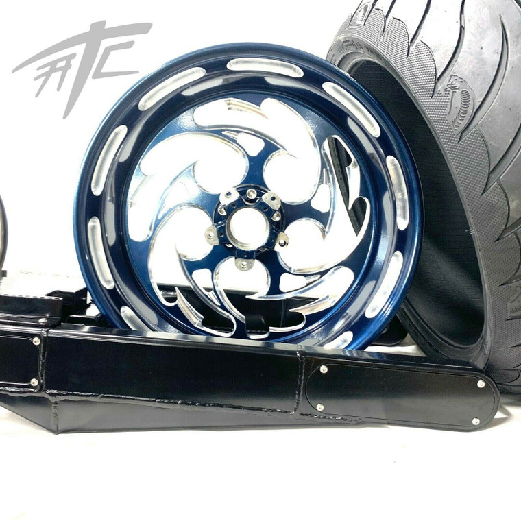 300 FAT TIRE KIT MISTY MIDNIGHT WHEELS BLACK ARM 12-22