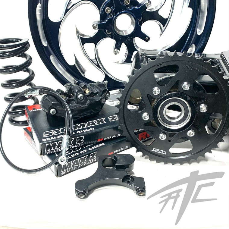 ・ 300 FAT TIRE KIT MISTY MIDNIGHT WHEELS BLACK ARM 12-22
