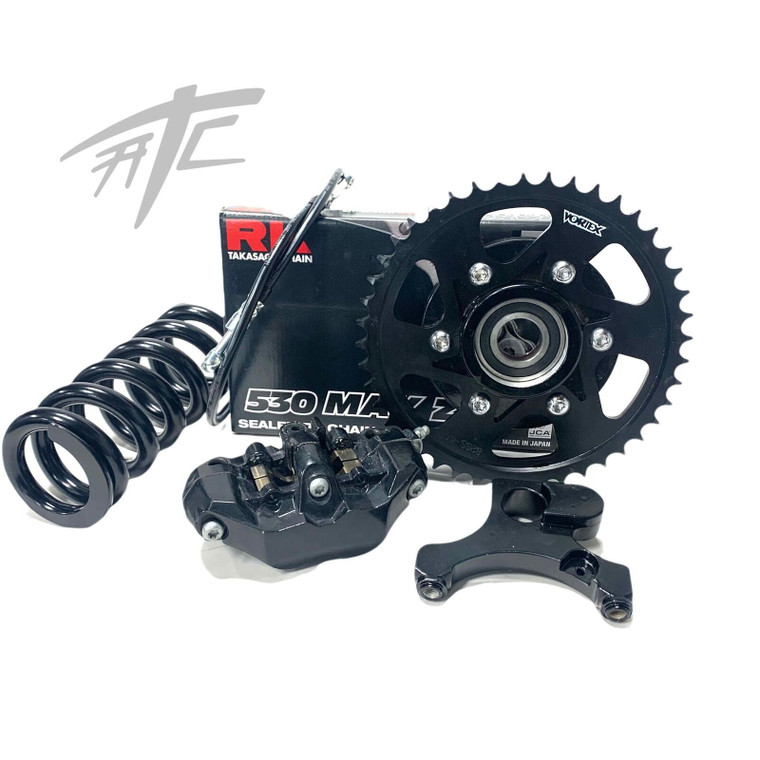 240 FATTIRE KIT CHROME/BLACK SWITCHBACK BLACK STEALTH 06-11