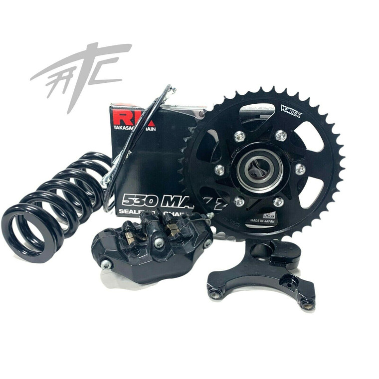 330 FATTIRE KIT CANDY RED SAMURAI WHEELS BLACK ARM 12-22