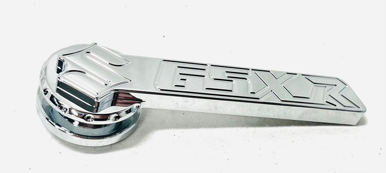 GSXR CHROME DIAMOND CUT LEFT SIDE EXHAUST PLUG 08-21 SUZUKI GSXR 600 750