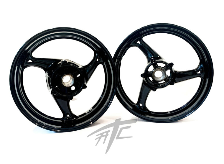 HAYABUSA STOCK GLOSS BLACK FACTORY WHEELS OEM WHEELS 2008-2012  SUZUKI HAYABUSA