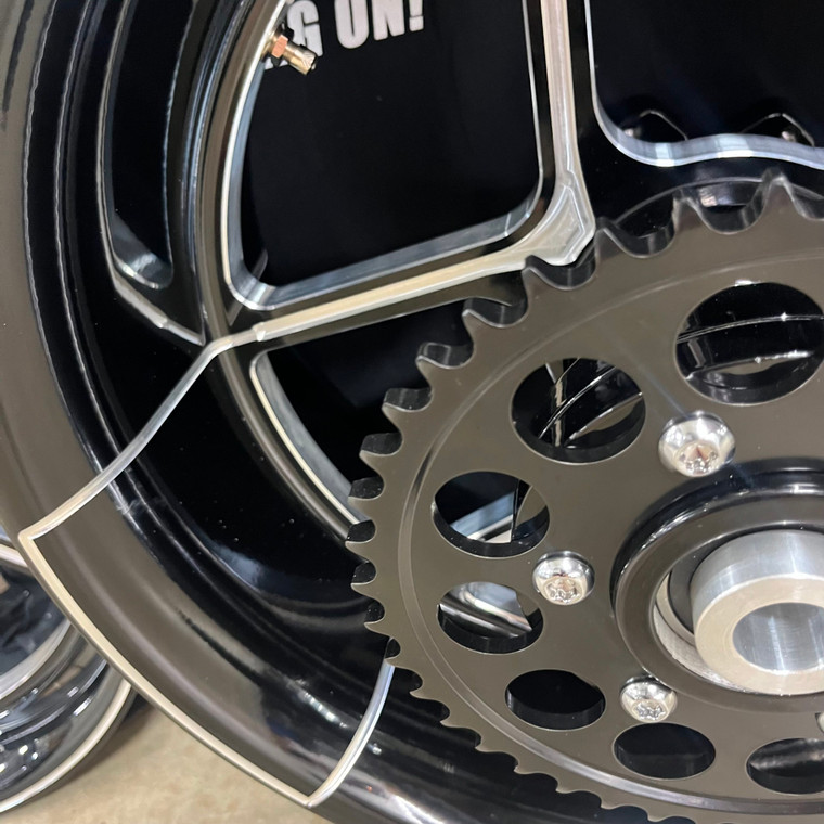 こむぎ♬ ZX-14 240 FAT TIRE BLACK CONTRAST CUT OZEMPIK WHEELS 06-11