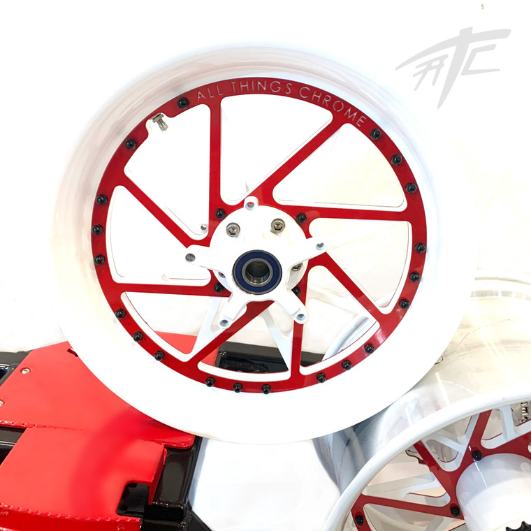 ワン NINJA 330 OSD FAT TIRE KIT WHITE&RED SWITCHBACK WHEELS 12-20