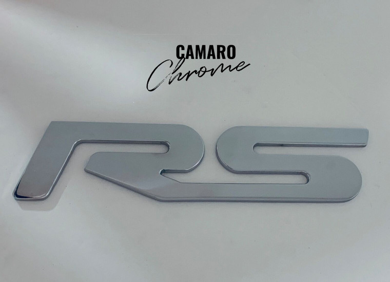 CAMARO CHROME SMALL DASH EMBLEM "RS" 2016-2024 CHEVROLET CAMARO