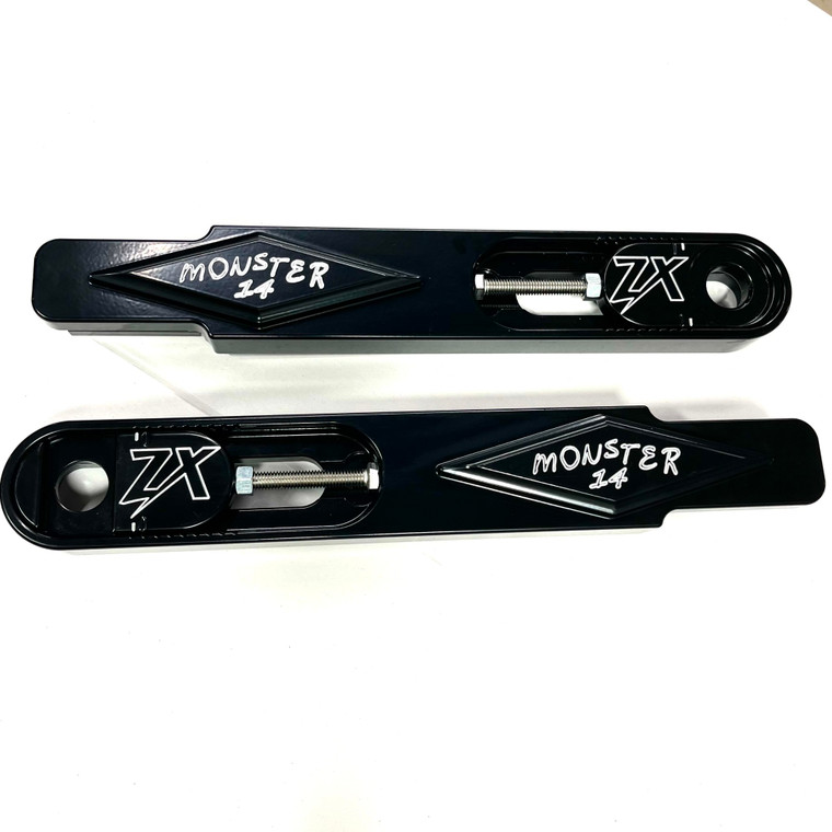 MONSTER BLACK ZX SWINGARM EXTENSIONS 9-14