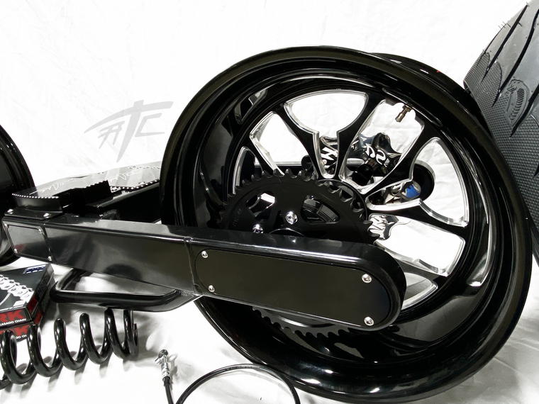 専用オーダー NINJA 360 FAT TIRE KIT BLACK CONTRAST RECLUSE WHEELS 04-15