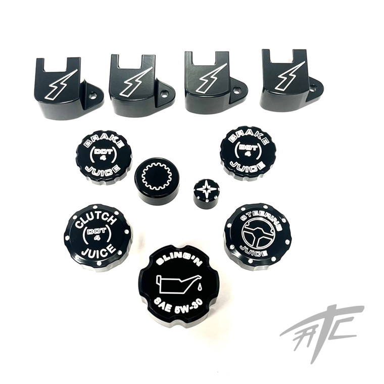 SLINGSHOT ENGRAVED BLACK CONTRAST ENGINE DRESS UP KIT 15-16 POLARIS SLINGSHOT
