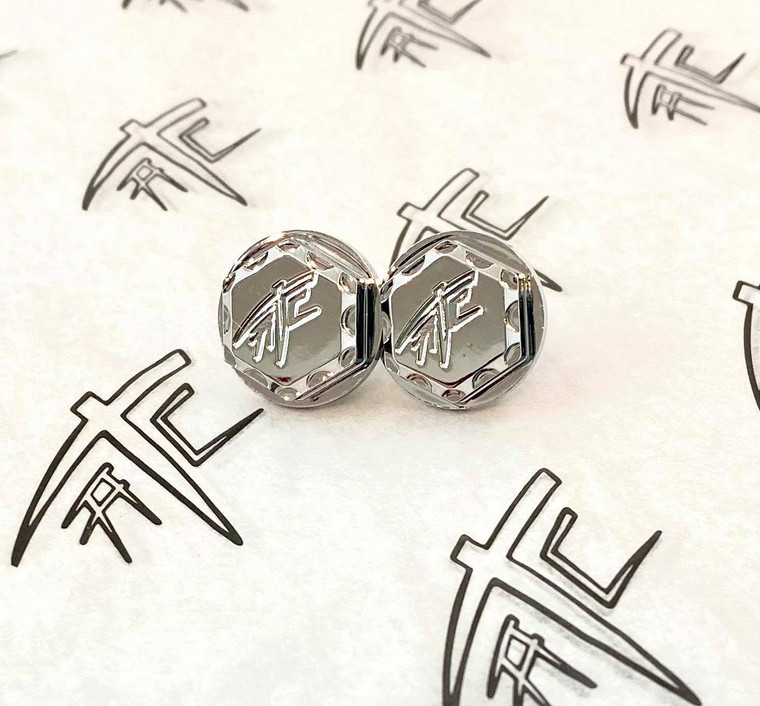 HAYABUSA CHROME DIAMOND CUT WINDSCREEN BOLTS 1999-2007 SUZUKI HAYABUSA