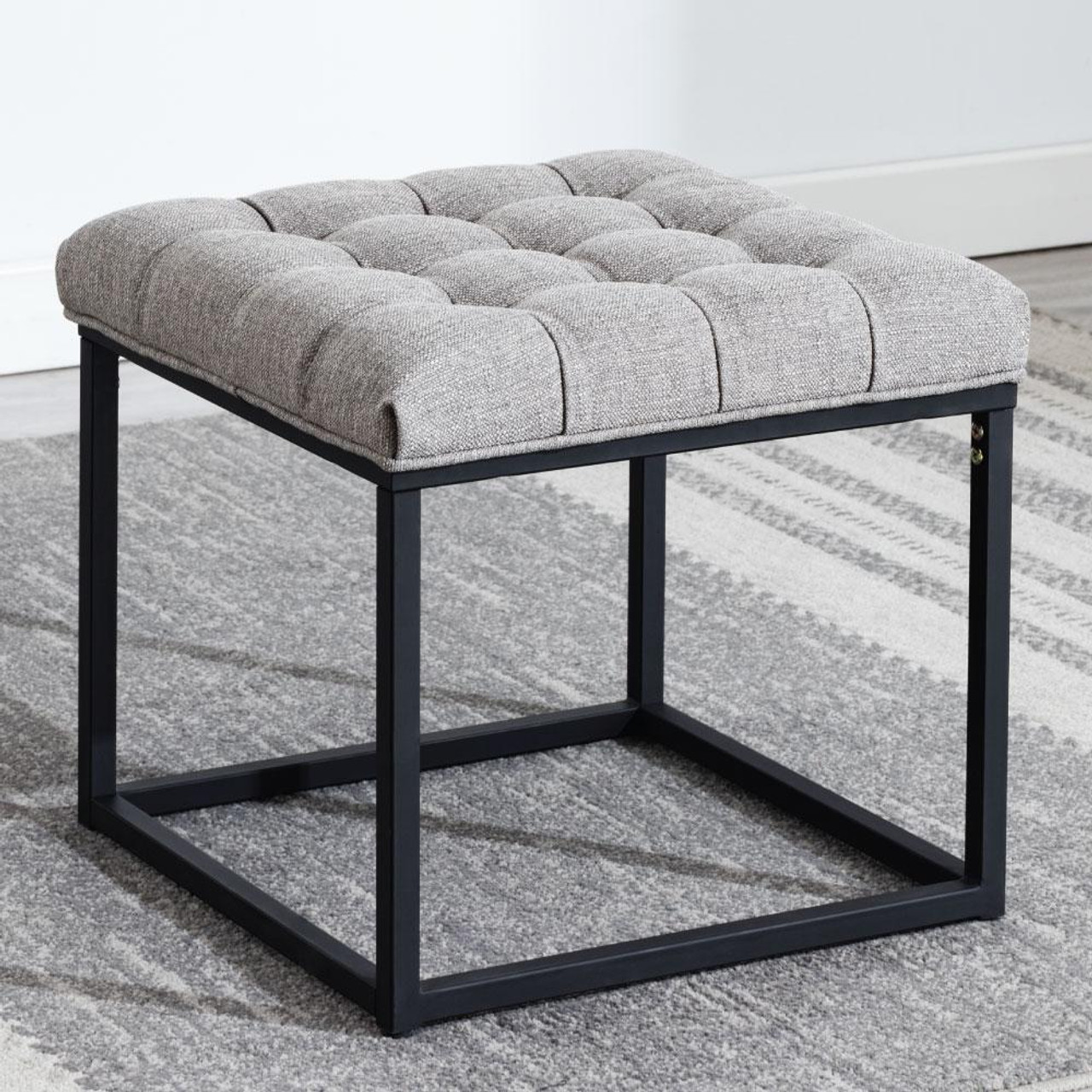 Modern Square Ottoman Footrest Stool - 18