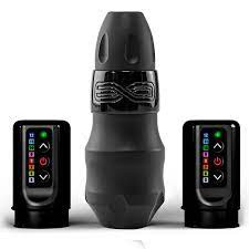 FK Irons EXO Tattoo Machine with 2 PowerBolts — 4.0mm Black Ops