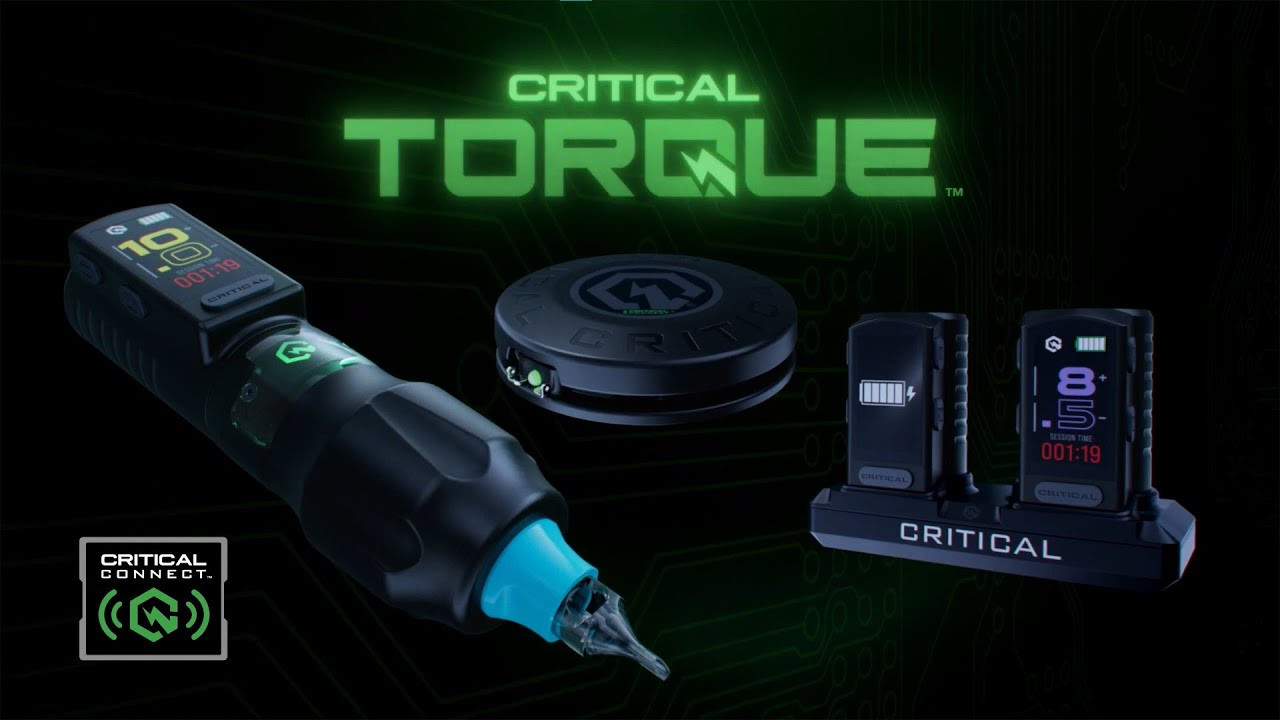 CRITICAL TORQUE PEN MACHINE 3.5mm stroke Full set - Tattoo Express