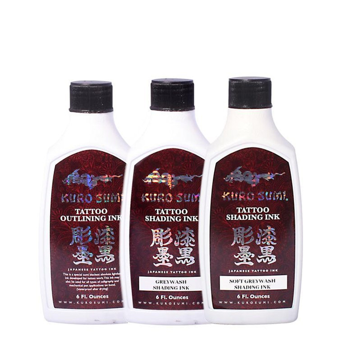 黒墨 kurosumi 12oz(360ml)ぼかし用 新品 刺青 Amazon.com: Kuro Sumi - Black Outlining Tattoo Ink