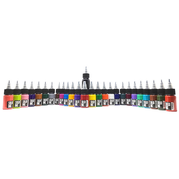 Solid Ink - 25 Colors Travel Set ( 24 half ounce + 1oz Lining