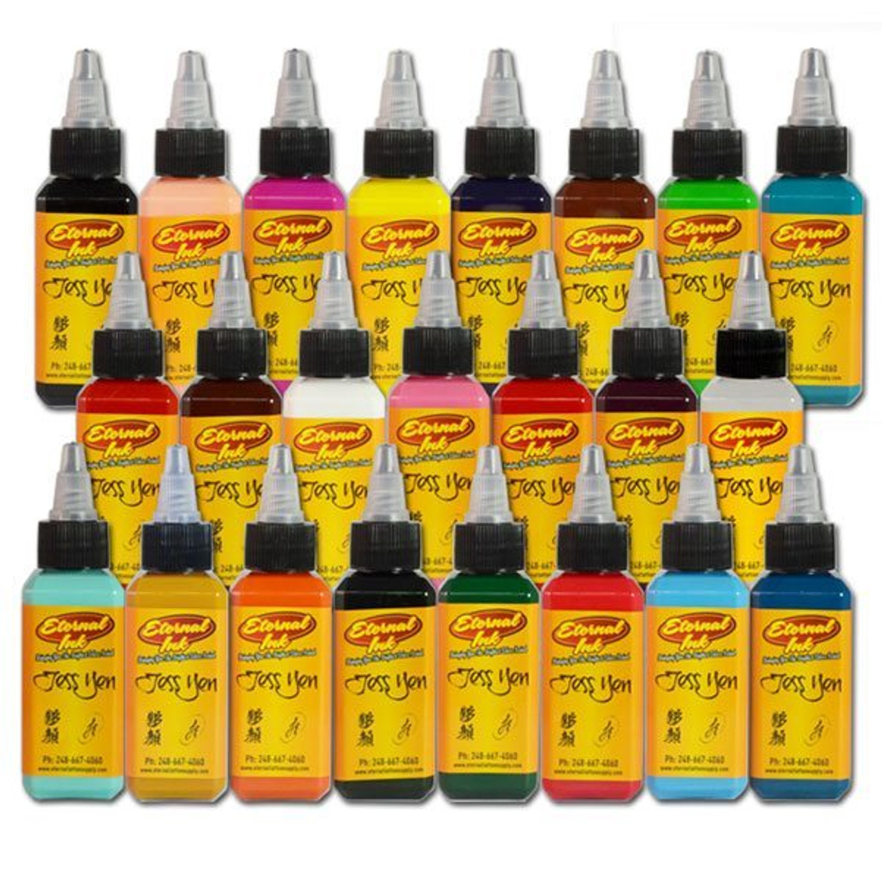 OrthoDoc's Eternal tattoo inks sets and gray wash set- Pick yours (25 color  set -0.5oz)