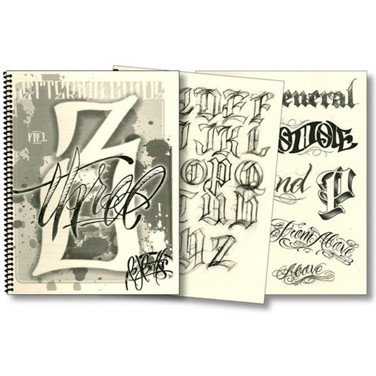 BJ Betts Lettering Guide 3 Tattoo Express Supply BJ Betts Lettering Guide 3 Tattoo Express Supply