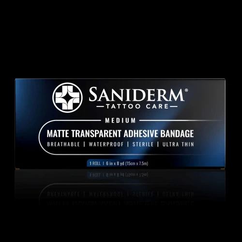 Saniderm Flex Tattoo Bandage Roll - Medium (6in x 8yd)