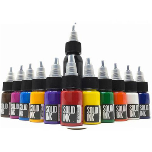 Solid Ink - 25 Colors Travel Set ( 24 half ounce + 1oz Lining