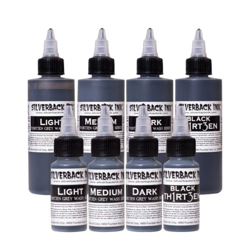 Grey Wash Inks  Tagged Eternal Gray Wash Set Brett Stewart Tattoo  Supplies