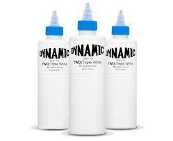 Dynamic Triple White Tattoo Ink 8oz - Tattoo Express Supply