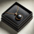black onyx gemstone in package
