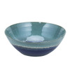 Swirl Bowl Blue Green Reaction Glazed - 2 Sizes