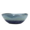 Swirl Bowl Blue Green Reaction Glazed - 2 Sizes