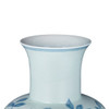 Blue And White Fairy Vase Pheasant Flower Motif