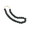 Vintage Sea Glass Beads Black - 2 Sizes