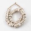 White Diamond Eyes Kenya Cow Bone Beads Per String