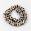 Brown Chevron Kenya Cow Bone Beads Per String