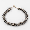 Black Diamond Zebra Pattern Kenya Cow Bone Beads
