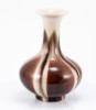Coffee Reaction Glazed Morning Glory Vase