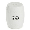 White Porcelain Garden Stool - 2 Sizes
