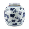Blue And White Ming Jar Dragon Large
