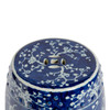 Blue & White Garden Stool Plum Blossom Motif
