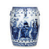 Blue & White Garden Stool 8 Immortals Motif