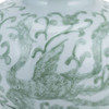 Celadon Dragon Lotus Gourd Vase