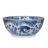 Blue And White Double Sided Fish Bowl