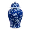 Blue & White Plum Tree Temple Jar