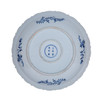 Blue And White Plate Pheasant Floral Motif
