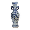 Blue And White Dragon Vase Elephant Nose Handle